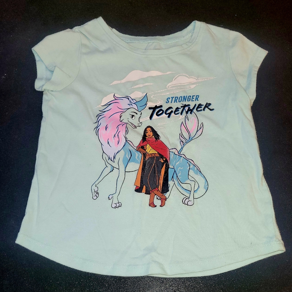 Toddler Girls Stronger Together Words Graphic Tee -